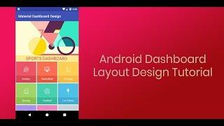 Android Dashboard Layout Design