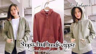 SHOPEE HAUL HOODIE ZIPPER KEKINIAN RACUN TIKTOK