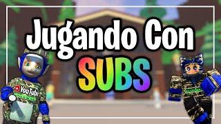 REVIVIENDO EL CANAL JUGANDO ROBLOX CON SUBS XD