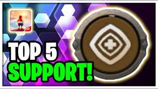 Top 5 Support Type Heroes | F2P Day 97 — Souls • Habby