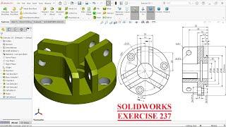 SolidWorks Tutorial for Beginners Exercise 237