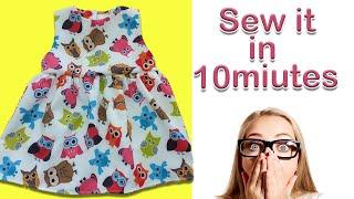 Watch this video and sew dress in 10minutes! | vakilian آموزش دوخت پیراهن بچه گانه