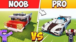 NOOB Vs HACKER : I Cheated In a Super Car Build Challenge 