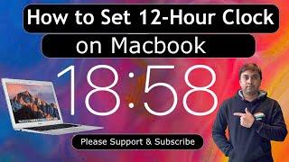 How to Change Date & Time Settings on Mac | Set 12-Hour Clock on Mac