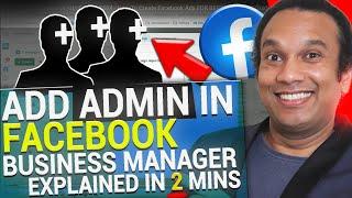 How to add Admin in Facebook Business Manager | How To Give Access To Facebook Business Manager