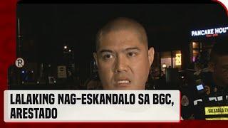 Lalaking aminadong naka-droga, nag-eskandalo sa BGC