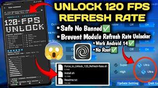 Unlock 120fps Refresh Rate in Mobile Legends | Using Brevent Module  Work android 14 | No Root