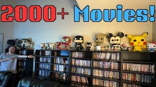 Walkthrough of My ENTIRE MOVIE COLLECTION! 2000+ Movies