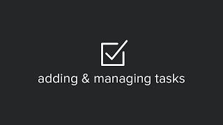 Getting Started 6 - Tasks