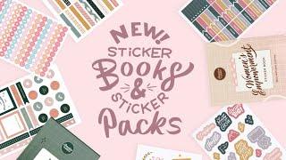 (GIVEAWAY) NEW PASSION PLANNER STICKER BOOKS & STICKERS PACKS!