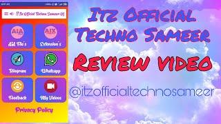 Itz Official Techno Sameer App Review