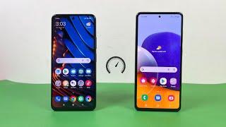 Poco X3 GT vs Samsung Galaxy A72 (8GB) - Speed Test & Comparison!(Dimensity 1100 vs Snapdragon 720G)