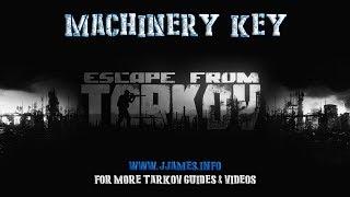 Machinery Key ~ Escape From Tarkov ~ Strawbridge420