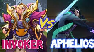 Hardest DOTA2's Hero vs Hardest LOL's Champ (Invoker and Aphelios)