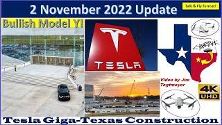 Five new construction sites & S drill assembly! 2 November Giga Texas Construction Update (10:45AM)