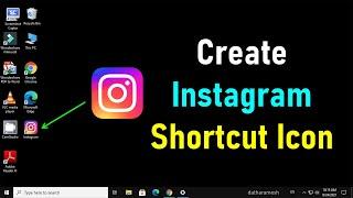 How to Create Instagram Shortcut On Desktop