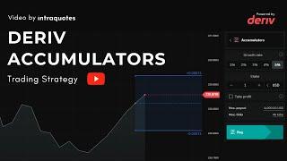 Deriv Accumulators Strategy - Watch this before you trade #deriv #accumulator #tradingstrategy #earn