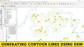 QGIS Tutorials 47: Generating Contour lines using DEM  | QGIS