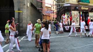 Pamplona Bull Run Post Run 13/07/13