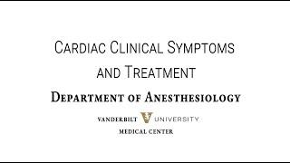 Cardiac Clinical Symptoms and Treatment