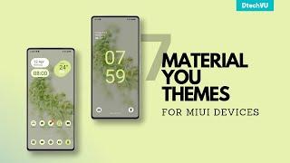 7 Best Android 12/13 MIUI Themes  | Best Material You MIUI Themes for Xiaomi