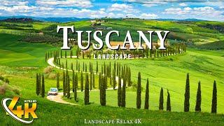 Tuscany 4K Amazing Aerial Film - Calming Piano Music - Amazing Nature