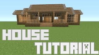 Minecraft: How To Build Easy Survival House tutorial (#10)