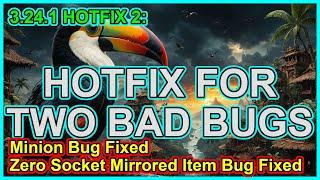 Important Hotfix - Minion T17 Mod and Zero Socket Items Fixed - Path of Exile Necropolis - POE 3.24