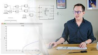 Modeling a Thrust Vectored Rocket In Simulink