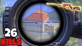Sometimes Best Sniping Cannot Save You in BGMI • (26 KILLS) • BGMI Gameplay