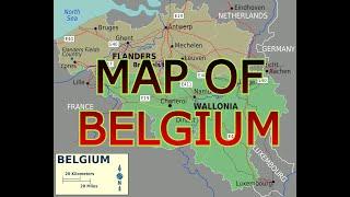 MAP OF BELGIUM