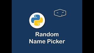 random name picker in python 