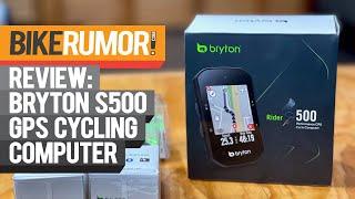 Review: Bryton S500 GPS cycling computer