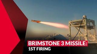 First firing of the new Brimstone 3 strike missile