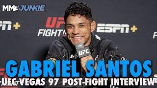 Gabriel Santos Needed to Get Over Tough Year With Win vs. 'Lethal' Yizha  | UFC Vegas 97