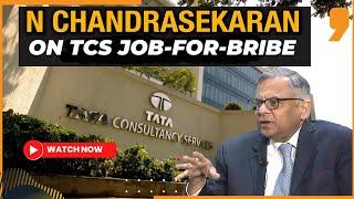 TCS Bribes For Jobs Scandal | N Chandra, Chairman Tata Sons, Speaks Out | #BusinessNews