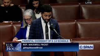 Dem Maxwell Frost: Law Protecting Kids From Sexualization In Schools "Infringes On Parents' Rights"