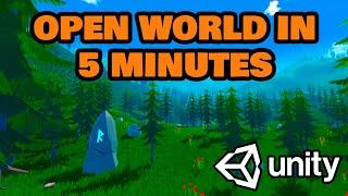 Build a beautiful 3D open world in 5 minutes | Unity