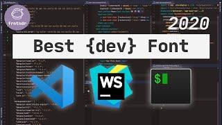 Best developer font 2020. {{ }}