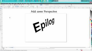 Corel Draw Tips & Tricks Perspective tool