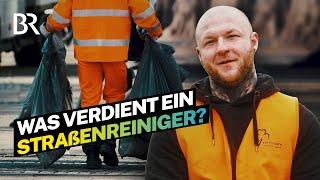 Sicherer Job ohne Ausbildung, aber reicht das Gehalt als Straßenreiniger? | Lohnt sich das? | BR