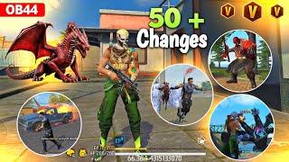 50+ Changes in OB44 Update  | Zombie Mode / New Gun / New Character (Secret Settings) | Free Fire