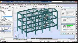 Autodesk Robot Structural Analysise Professional 2015  How to Modeling Structure flate house 3 fl