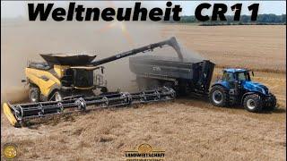 Weltneuheit CR11 Großeinsatz Getreideernte Größte Mähdrescher im Einsatz 100% New Holland 2024