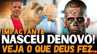 HOMEM MAIS TATUADO DO BRASIL - TESTEMUNHO  FORTE