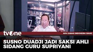 Susno Duadji Jadi Saksi di Sidang Guru Honorer yang Diduga Aniaya Siswa | AKIS tvOne