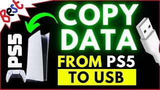 How to Copy Data from PS5 to USB