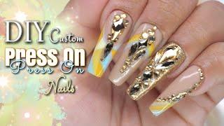 DIY Custom Press On Nails By MAKARTT | BEACH BABE Collection | Customizing it my way