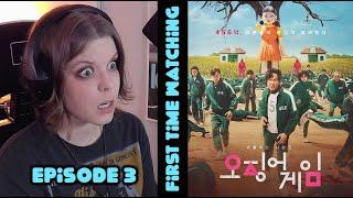 Squid Game Episode 3 - The Man with the Umbrella | Canadians First Time Watching | 오징어 게임 | React