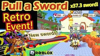 UPDATE: New Retro Event, Daily rewards, Swords, Medals, 10M pet, New Code in Pull a Sword